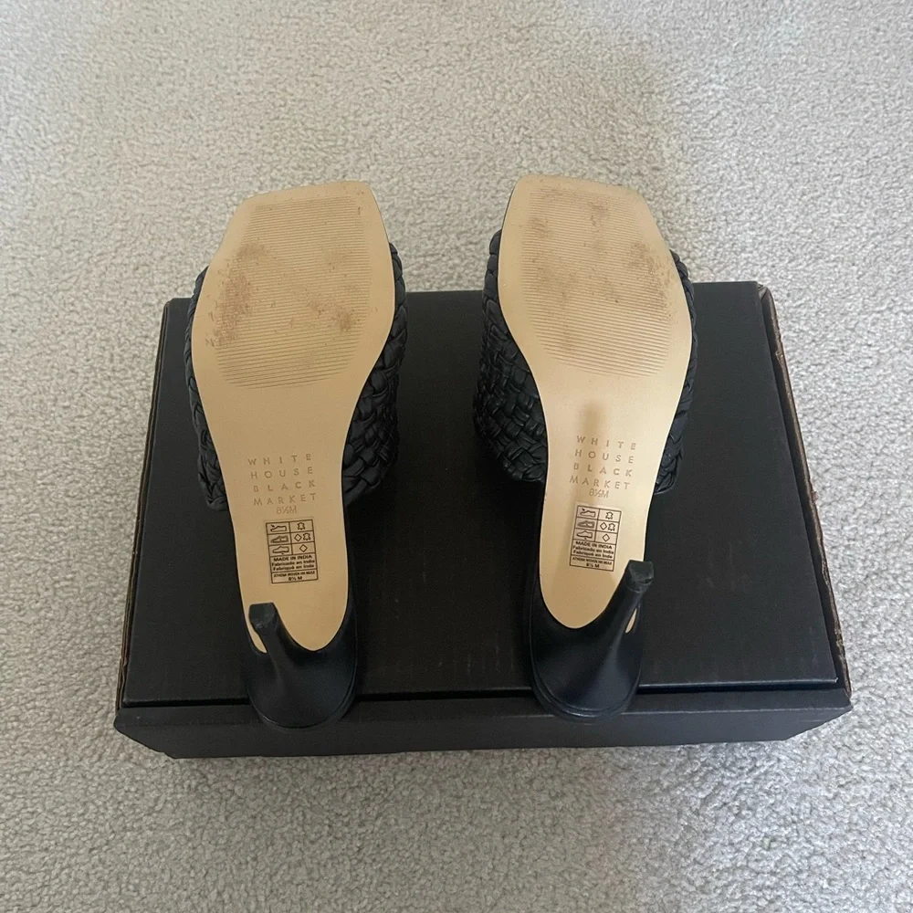 White House Black Market Woven Heel